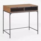 Bureau de style industriel-fermier avec niche de rangement