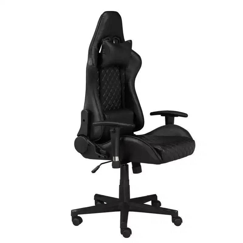 Chaise de jeu réglable avec support lombaire et roulettes